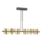 Hildene Large LED Pendant in Natural Iron with Modern Brass Accent - 139652-LED-STND-20-86 by Hubbardton Forge