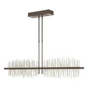 Gossamer Large LED Pendant in Bronze with Sterling Accent - 139655-LED-STND-05-85 by Hubbardton Forge