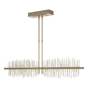 Gossamer Large LED Pendant in Soft Gold with Sterling Accent - 139655-LED-STND-84-85 by Hubbardton Forge