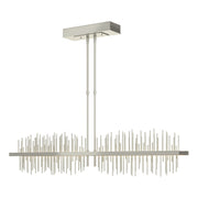 Gossamer Large LED Pendant in Sterling with Sterling Accent - 139655-LED-STND-85-85 by Hubbardton Forge