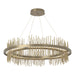 Gossamer Circular LED Pendant in Soft Gold with Modern Brass Accent - 139656-LED-STND-84-86 by Hubbardton Forge