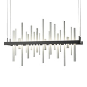 Cityscape LED Pendant in Black with Vintage Platinum Accent - 139725-LED-STND-10-82 by Hubbardton Forge