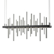 Cityscape LED Pendant in Black with Sterling Accent - 139725-LED-STND-10-85 by Hubbardton Forge