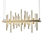 Cityscape LED Pendant in Soft Gold with Soft Gold Accent - 139725-LED-STND-84-84 by Hubbardton Forge