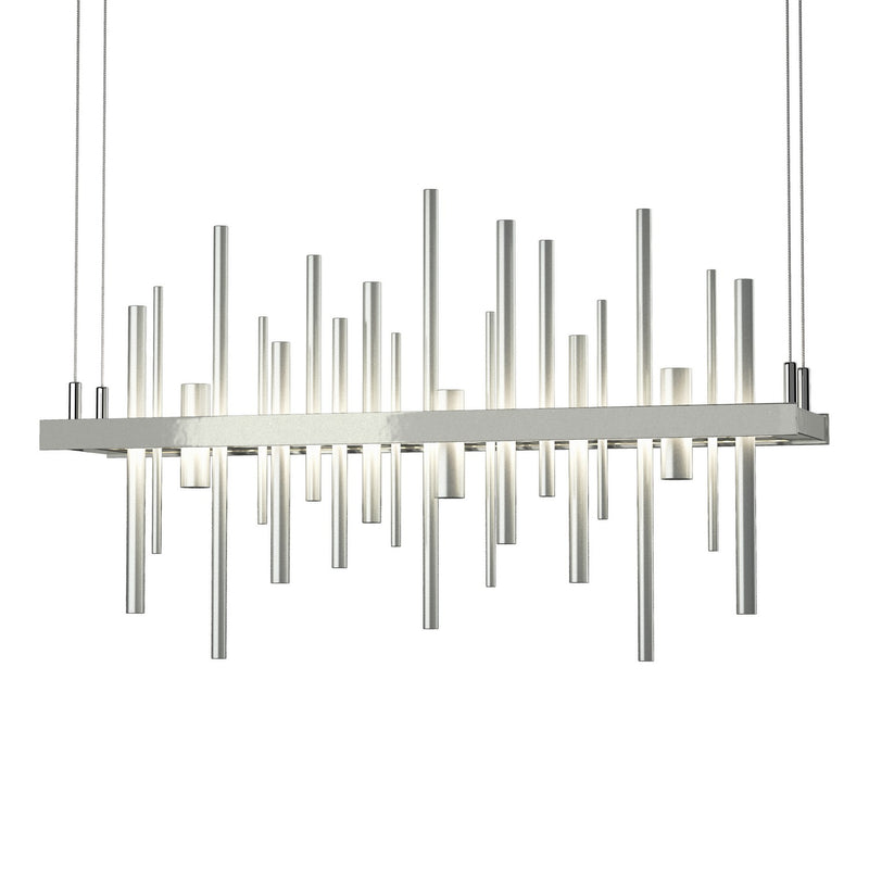Cityscape LED Pendant in Sterling with Vintage Platinum Accent - 139725-LED-STND-85-82 by Hubbardton Forge