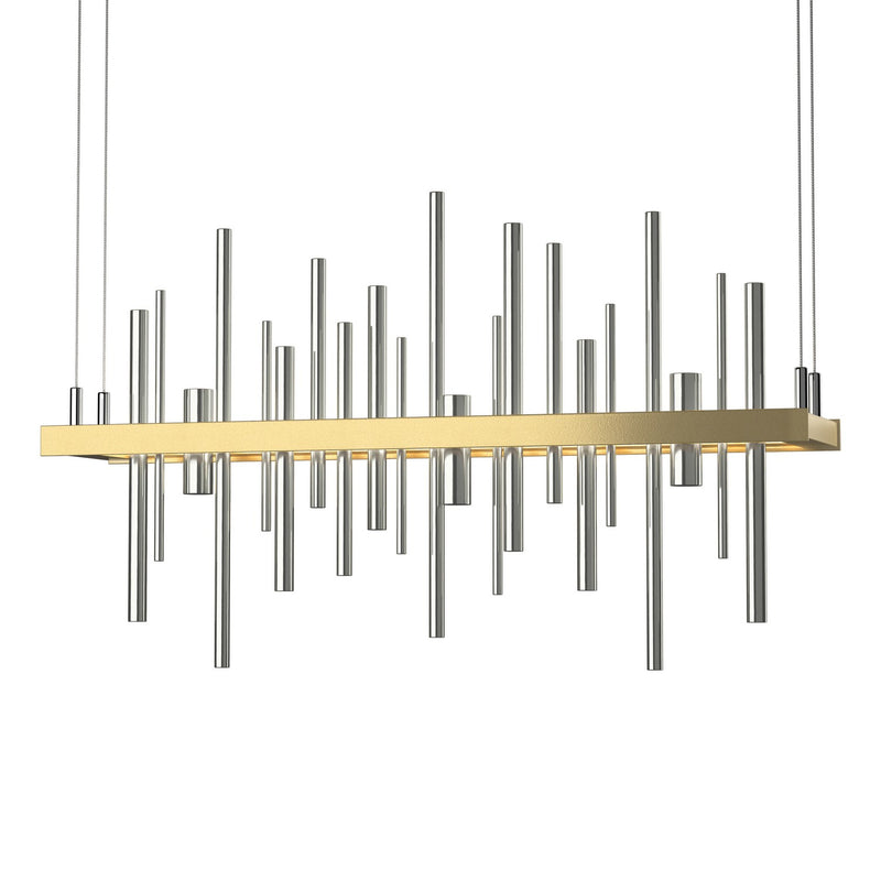 Cityscape LED Pendant in Modern Brass with Sterling Accent - 139725-LED-STND-86-85 by Hubbardton Forge