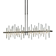Cityscape Large LED Pendant in Oil Rubbed Bronze with Sterling Accent - 139726-LED-STND-14-85 by Hubbardton Forge