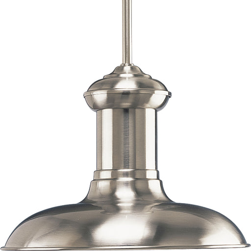 Brookside One Light Pendant in Brushed Nickel