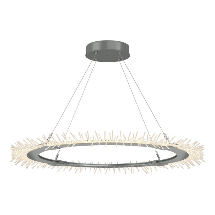 Anemone Circular LED Pendant in Vintage Platinum - 139772-LED-STND-82 by Hubbardton Forge