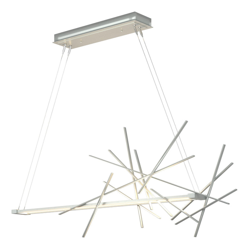 Cascade LED Pendant in Vintage Platinum - 139778-LED-STND-82 by Hubbardton Forge