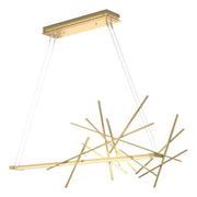 Cascade LED Pendant in Modern Brass - 139778-LED-STND-86 by Hubbardton Forge