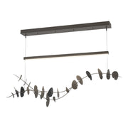 Lily LED Pendant in Dark Smoke with Black Accent - 139812-LED-STND-07-10 by Hubbardton Forge