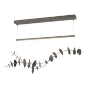 Lily LED Pendant in Dark Smoke with Oil Rubbed Bronze Accent - 139812-LED-STND-07-14 by Hubbardton Forge