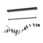 Lily LED Pendant in Black with Bronze Accent - 139812-LED-STND-10-05 by Hubbardton Forge