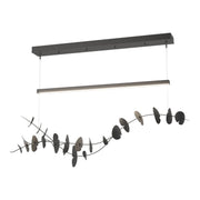 Lily LED Pendant in Black with Dark Smoke Accent - 139812-LED-STND-10-07 by Hubbardton Forge