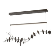 Lily LED Pendant in Oil Rubbed Bronze with Oil Rubbed Bronze Accent - 139812-LED-STND-14-14 by Hubbardton Forge