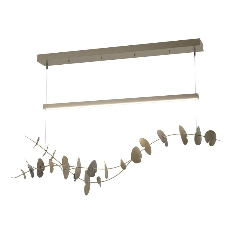 Lily LED Pendant in Soft Gold with Dark Smoke Accent - 139812-LED-STND-84-07 by Hubbardton Forge