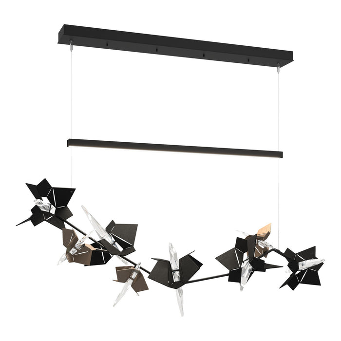 Belladonna LED Pendant in Black with Bronze Accent - 139813-LED-STND-10-05-CR by Hubbardton Forge