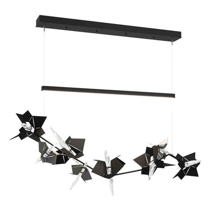 Belladonna LED Pendant in Black with Natural Iron Accent - 139813-LED-STND-10-20-CR by Hubbardton Forge