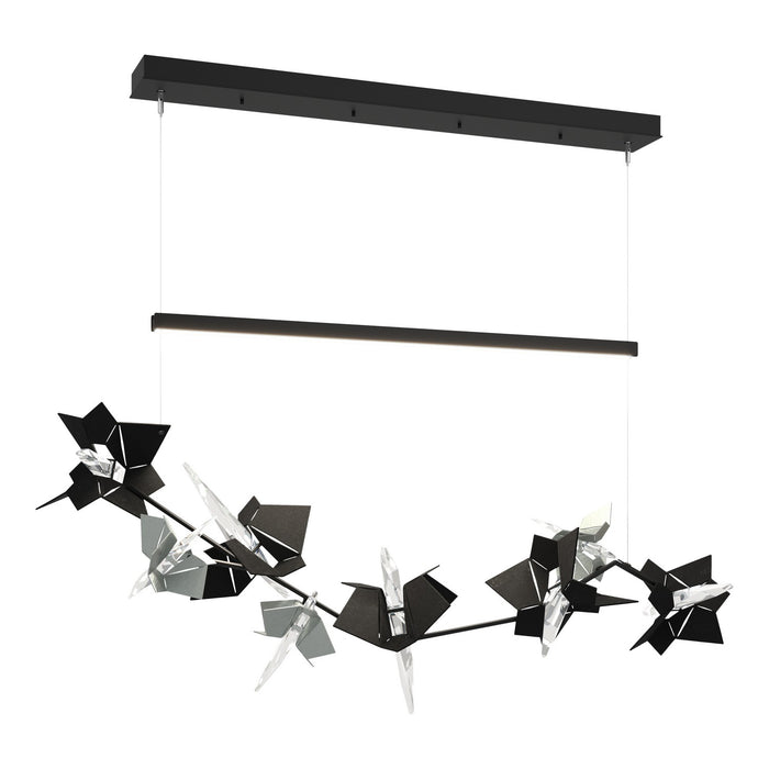 Belladonna LED Pendant in Black with Vintage Platinum Accent - 139813-LED-STND-10-82-CR by Hubbardton Forge