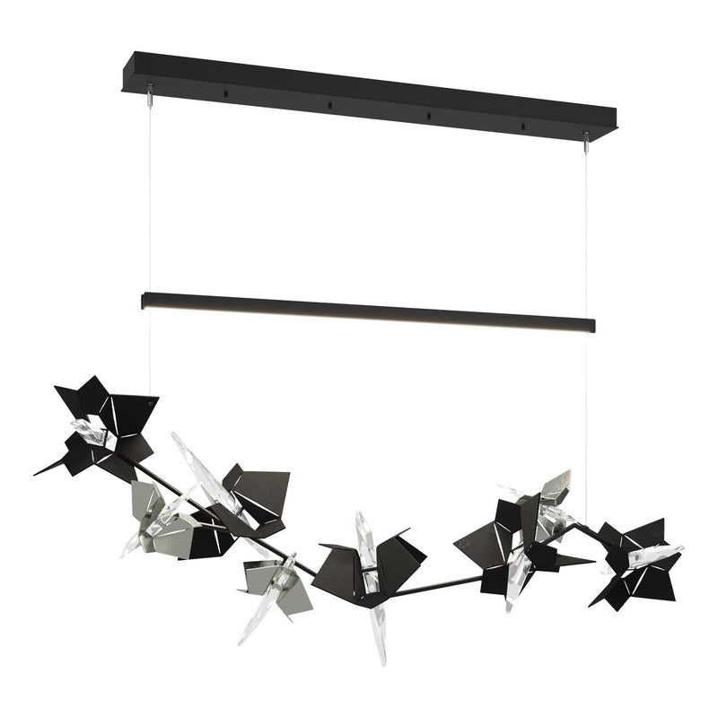 Belladonna LED Pendant in Black with Sterling Accent - 139813-LED-STND-10-85-CR by Hubbardton Forge