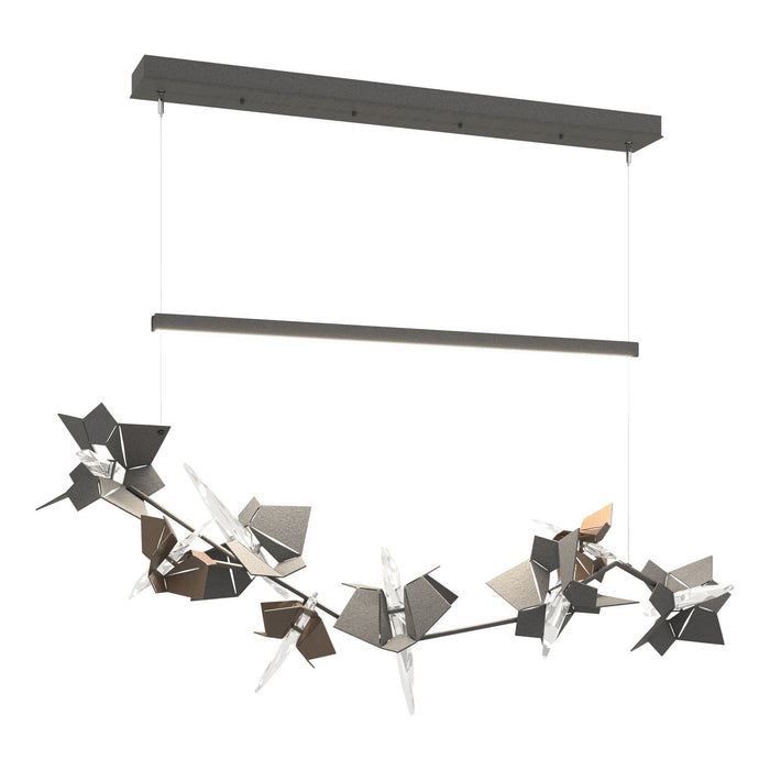 Belladonna LED Pendant in Natural Iron with Bronze Accent - 139813-LED-STND-20-05-CR by Hubbardton Forge