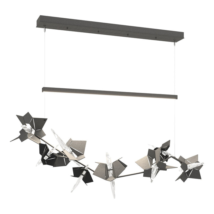 Belladonna LED Pendant in Natural Iron with Black Accent - 139813-LED-STND-20-10-CR by Hubbardton Forge
