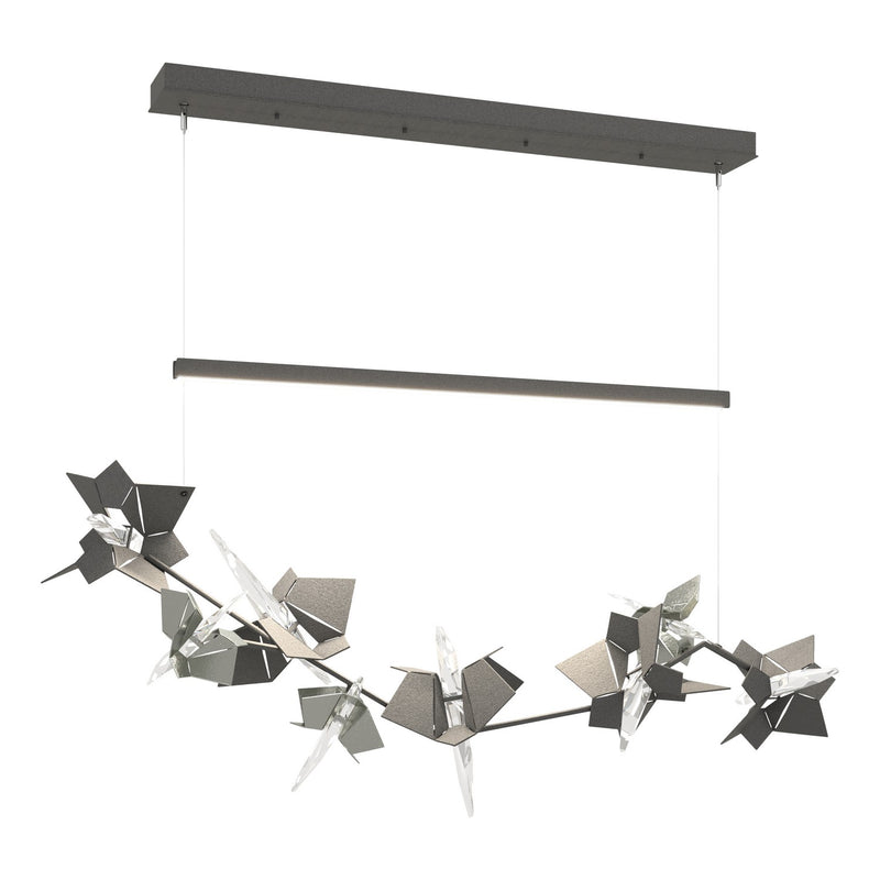 Belladonna LED Pendant in Natural Iron with Sterling Accent - 139813-LED-STND-20-85-CR by Hubbardton Forge