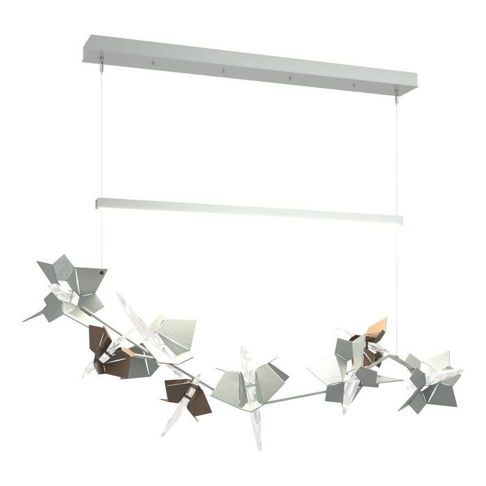 Belladonna LED Pendant in Vintage Platinum with Bronze Accent - 139813-LED-STND-82-05-CR by Hubbardton Forge