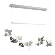 Belladonna LED Pendant in Vintage Platinum with Dark Smoke Accent - 139813-LED-STND-82-07-CR by Hubbardton Forge
