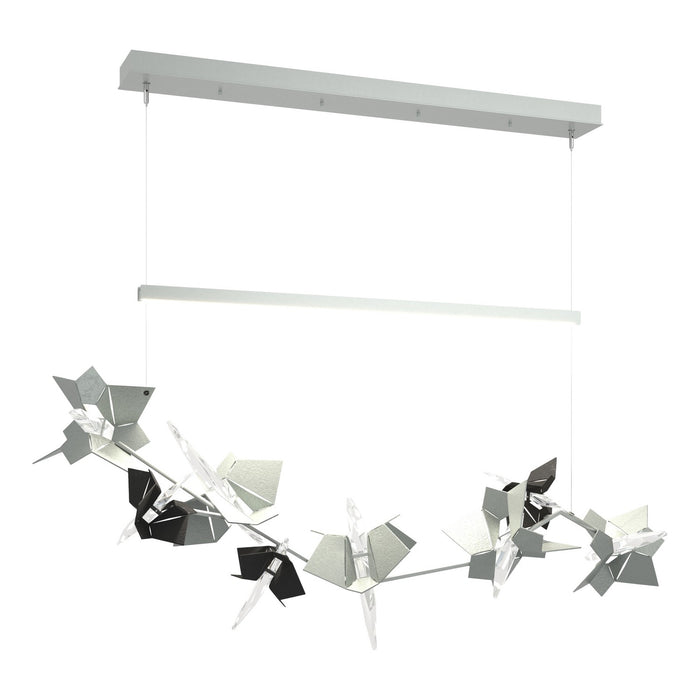 Belladonna LED Pendant in Vintage Platinum with Black Accent - 139813-LED-STND-82-10-CR by Hubbardton Forge