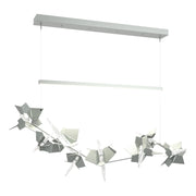 Belladonna LED Pendant in Vintage Platinum with Vintage Platinum Accent - 139813-LED-STND-82-82-CR by Hubbardton Forge