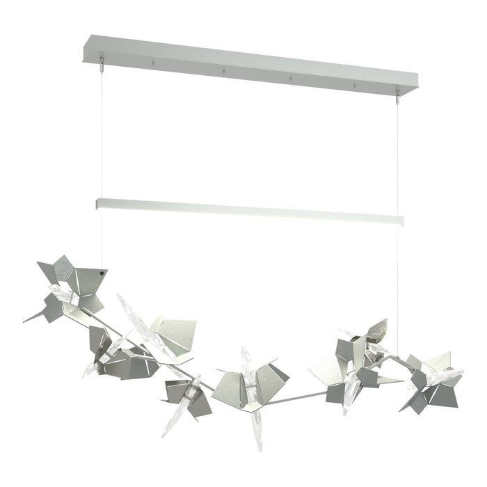 Belladonna LED Pendant in Vintage Platinum with Sterling Accent - 139813-LED-STND-82-85-CR by Hubbardton Forge