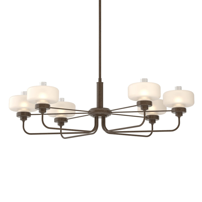 Nola 6-Light 42" Oval Chandelier in Bronze
