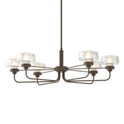 Nola 6-Light 42" Oval Chandelier in Bronze