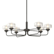 Nola 6-Light 42" Oval Chandelier in Natural Iron