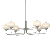 Nola 6-Light 42" Oval Chandelier in Vintage Platinum