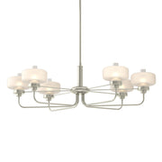 Nola 6-Light 42" Oval Chandelier in Sterling
