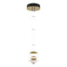 Cairn Mini Pendant in Modern Brass - 139970-LED-STND-86 by Hubbardton Forge