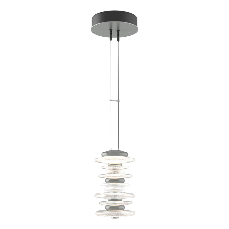 Cairn Large Mini Pendant in Vintage Platinum - 139973-LED-STND-82 by Hubbardton Forge