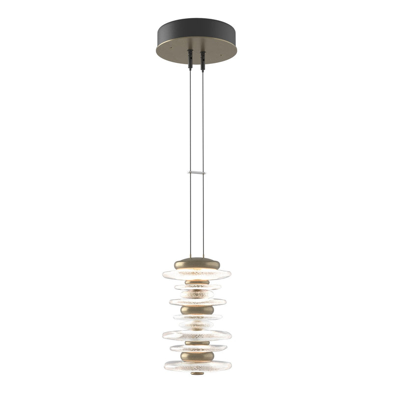 Cairn Large Mini Pendant in Soft Gold - 139973-LED-STND-84 by Hubbardton Forge