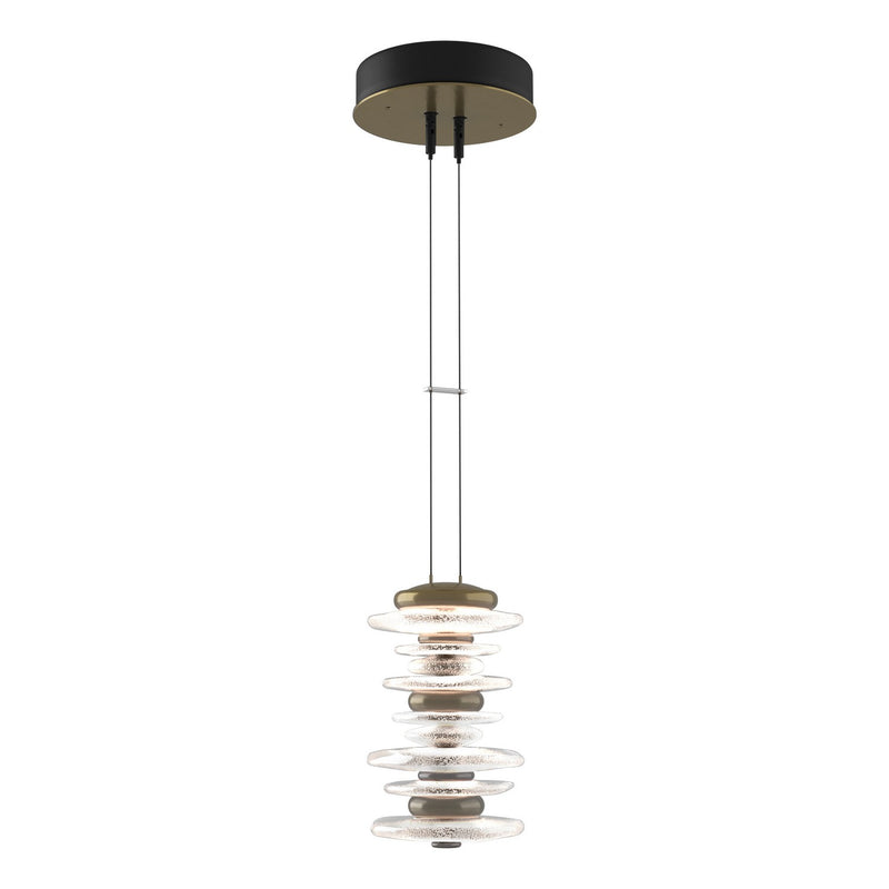 Cairn Large Mini Pendant in Modern Brass - 139973-LED-STND-86 by Hubbardton Forge