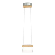 Cowbell LED Mini Pendant in Vintage Platinum - 151060-LED-STND-82-WD-ZM0560 by Hubbardton Forge