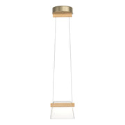 Cowbell LED Mini Pendant in Soft Gold - 151060-LED-STND-84-WD-ZM0560 by Hubbardton Forge