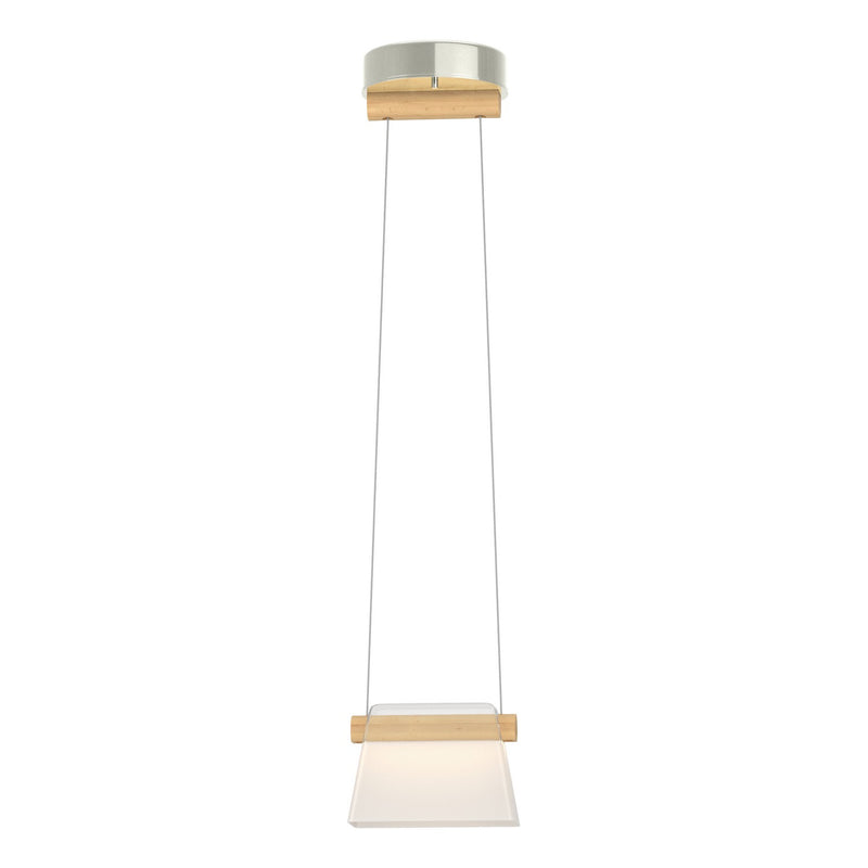 Cowbell LED Mini Pendant in Sterling - 151060-LED-STND-85-WD-YE0560 by Hubbardton Forge