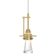 Erlenmeyer Low Voltage Mini Pendant in Modern Brass - 161060-SKT-STND-86-ZM0343 by Hubbardton Forge