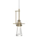 Erlenmeyer Large Low Voltage Mini Pendant in Soft Gold - 161065-SKT-STND-84-ZM0349 by Hubbardton Forge