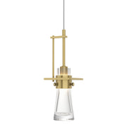 Erlenmeyer Large Low Voltage Mini Pendant in Modern Brass - 161065-SKT-STND-86-ZM0349 by Hubbardton Forge