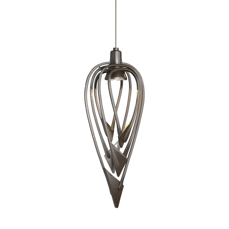 Amulet Low Voltage Mini Pendant in Oil Rubbed Bronze - 161170-SKT-STND-14 by Hubbardton Forge