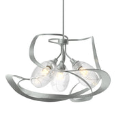 Nest 3-Light 31" Chandelier in Vintage Platinum